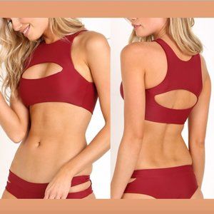 NEW $112 MIKOH Marrakesh Bikini Top XS